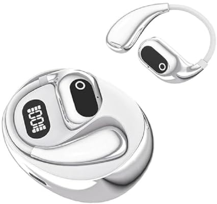 Multi-language Smart Translation Bluetooth Headset,Al Übersetzer-Ohrhörer,Übersetzungsgerät unterstützt 138 Sprachen,Bluetooth Übersetzungs-Kopfhörer,Translator Earbuds für Reisen Lernen (Weiß)