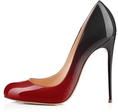 EDEFS Lackpumps Damen Klassisch Elegant mit 12 cm Absatz für Büro Events Abendmode und Festliche Anlässe