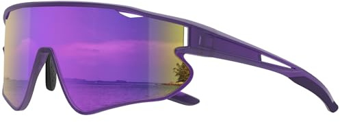 HENGOSEN Sport-Sonnenbrille Polarisiert-Sonnenbrille Herren-Damen Fahrradbrille: Sportarten Radfahren Laufen UV400 Schutz