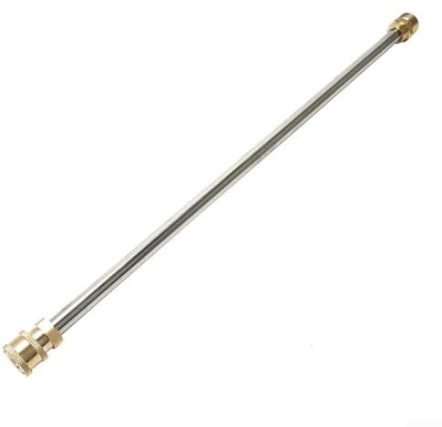 ComfyHarbor 4000PSI Pressure Washer Wand 16 Inch Lance With 5 Nozzle Tips Kit M22-14MM Connection For Cleaning Vehicles Driveways Sidewalks Boats Farm Equipment
