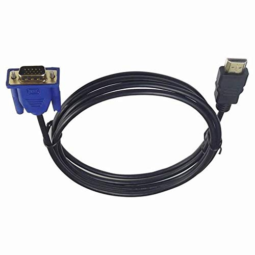 Cable a VGA HD, Cable de Monitor a VGA de 10M para Computadora de Escritorio (BLACK)