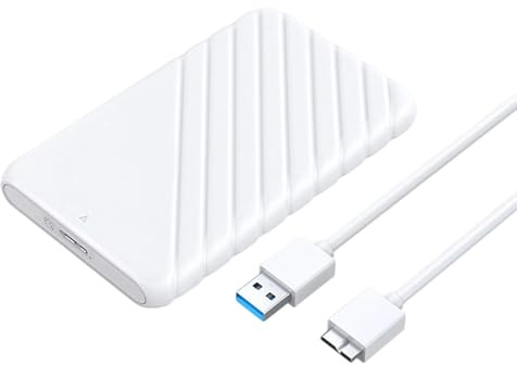 FANSHINUO Boîtier de disque dur USB 3.0 de 2,5 - 5 Gbit/s - Remplacement externe pour PC et ordinateur portable