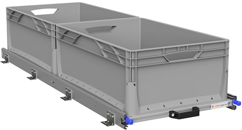 VOBI Heckauszug Kastenwagen mit Montagewinkel (1200x400 mm, 100 kg Version)