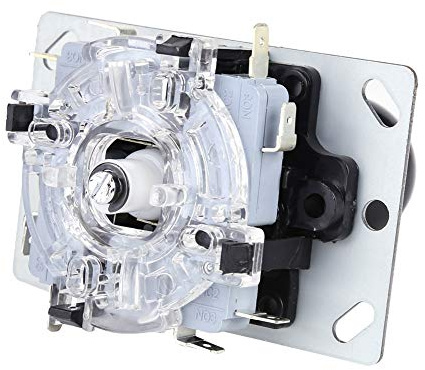 Alomejor Kit Fai da Te per Giochi Precisi con Joystick a 10 Pulsanti per PC MAME, Design di Installazione Semplice per Appassionati di, Materiale Plastico e Metallico