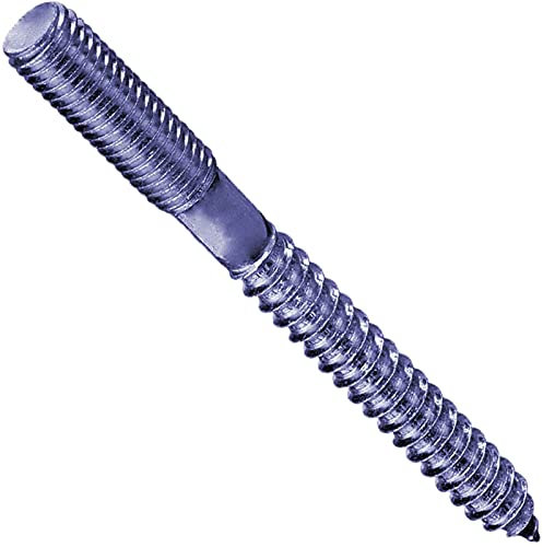 5 Stück Stockschrauben M12 aus Stahl verzinkt Länge 160mm))