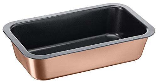 Tefal - J2555314 - Airbake Moule A Cake Large 23 x 13 cm Anti-adhésif Acier Marron