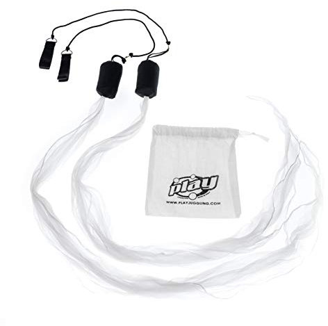 Play Juggling - Schal Bolas mit farbigem Jongliertuch - Weiß