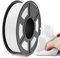 SUNLU Flexible TPU Filament 1.75mm, 95A TPU 3D Drucker Filament Maßgenauigkeit +/- 0,03mm, Gute Haltbarkeit und Starke Haftung für 3D-Druck, 0.5kg Spule（1.1lb）165 Meters, TPU Weiß