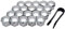 Sechskantschutzkappen, 20X 19mm Silber Auto Radmutter Universal Bolzenkappe