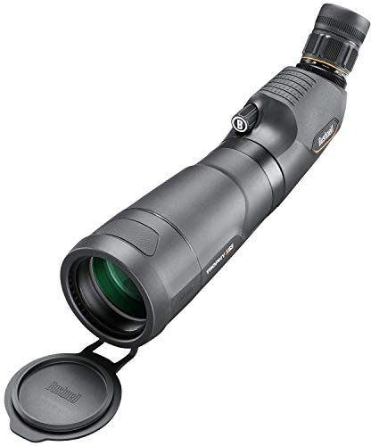 Bushnell Unisex-Erwachsene 887520B Trophy Xtreme Spektiv 20-60x65, Black Porro 45 Grad, FMC, WP, 6L, schwarz, Large