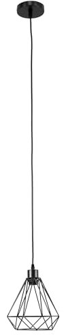 EDO Pendelleuchte Deckenleuchte LOFT ALAMBRA SORO, LED Lampe, 1 flammige Hängelampe Industrial, LED Deckenlampe, Hängeleuchte aus Metall, Wohnzimmerlampe hängend mit E27 Fassung, EDO777193