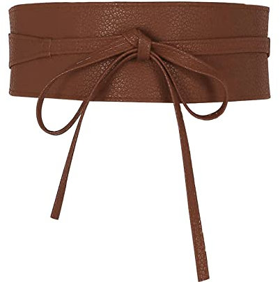 Glamexx24 Damen Taillengürtel Breiter Obi gürtel Klassischer Wickelgürtel
