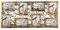 Youyijia Multi Aperture Photo Frame 27.6x13 Inch Collage Picture Wall Mounted Frame for 8 Photos Ideal as Gift for Friends Copper
