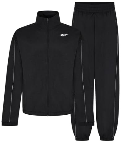 Reebok Tuta da allenamento da uomo, nero notte, S