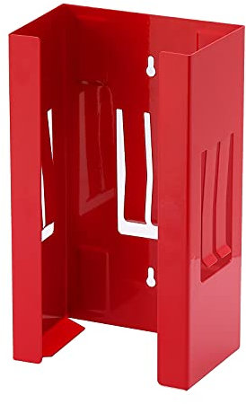 CASOMAN Magnetischer Handschuh/Tissue Dispenser, 8LBS Kapazität, Roter Handschuh Dispenser Wandhalterung, Handschuh Box Halter, Handschuh Halter für Wandhalterung, Magnetischer Handschuh Box Halter