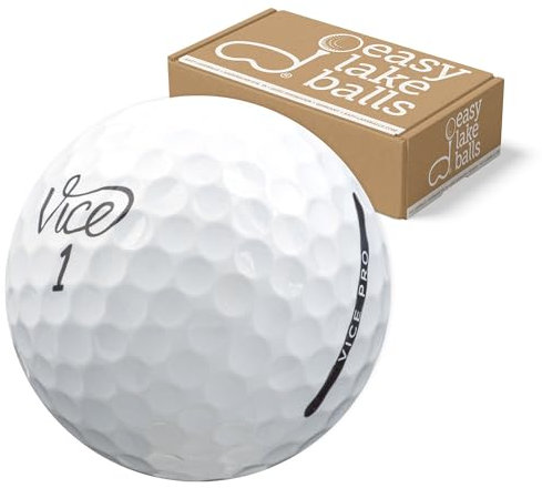 50 VICE PRO LAKEBALLS/GOLFBÄLLE - QUALITÄT AAA/AA - IM NETZBEUTEL