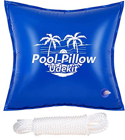 Udekit Piscina Aire Almohada Inflable Flotante Anticongelante Piscina Cubierta Aire Almohada Cojín 120 x 120 cm