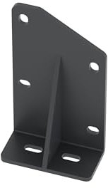 Leudus Stahl Dachsparrenhalter LUP060 für Markisen Dachadapter (1 Stück) grau