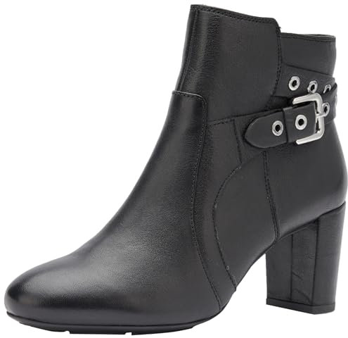 Geox D LOISIA Ankle Boot, Black, 38 EU