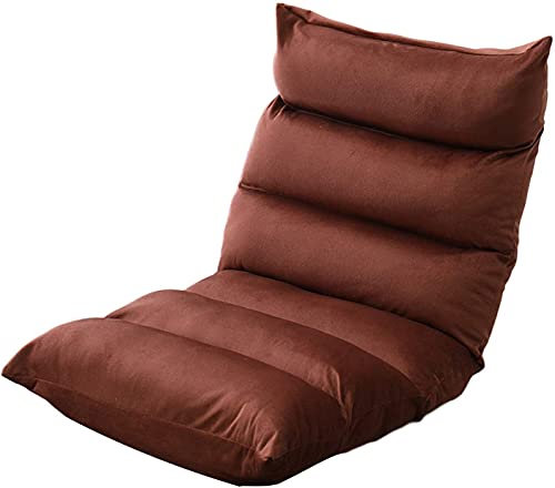 PURRL Lazy Sofa Lounge Chair con Respaldo Ajustable Floor Gaming Chair para Adultos Lazy Meditation Chair Plegable Lavable Little Surprise