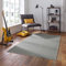 Taracarpet Kurzflor-Teppich Joy Flachgewebe Schlingenteppich für Wohnzimmer Schlafzimmer und Kinderzimmer grau 160x230 cm
