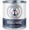 Hamburger Lack-Profi Pintura para muebles y puertas sin lijar, mate gris gris RAL 7000, para madera y metal, para interior y exterior (1 L)