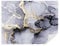 TAPEKO Wallpaper Mural Marble Style 360x250 cm - (8 Stripes) Marble Grey with Gold Flow, Wallpaper for Living Room, Bedroom, Non-Woven Wallpaper, Wall Mural u70765