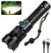 Alicegirl Flashlights High Lumens Rechargeable - 900000 Lumen LED Brightest Flashlight, 5000mAh Large Capacity, 5 Modes, IPX6 Waterproof Powerful Handheld Flash Light for Camping Outdoor Use