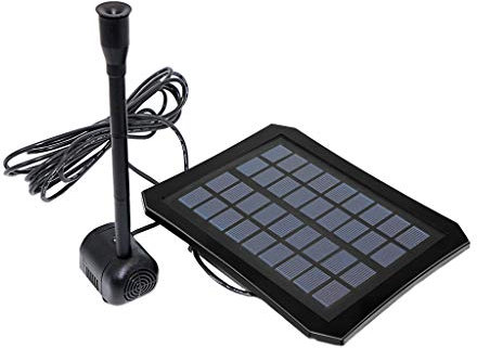 Regadera rústica artificial para estanque solar LED para jardín, parque al aire libre, mini