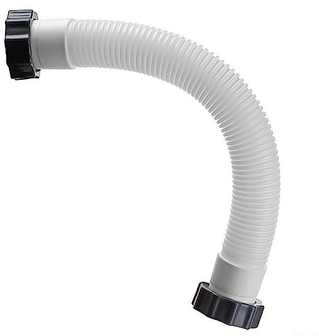 DAZZLEEX Manguera de piscina de 16 pulgadas, manguera de bomba de filtro de arena para bomba de filtro, de salmuera y pieza de repuesto de filtro de arena, Como Se Muestra En La Imagen