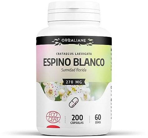 Espino blanco Orgánico - 270 mg - 200 cápsulas