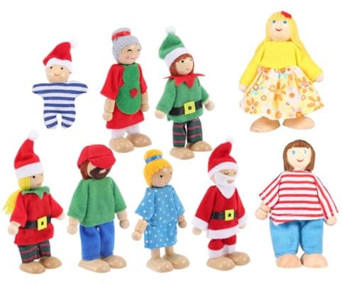 ABOOFAN 9stücke Teiliges Puppenfamilien Handpuppen Für Erwachsene Für Kreative Spielstunden Und Lebendige Geschichten Für Rollenspiele Und Pädagogisches Spielzeug