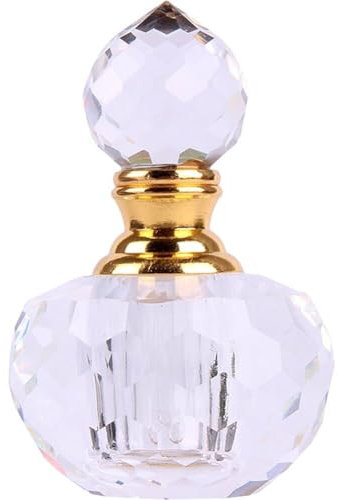 Glas Parfümflasche Leer Nachfüllbar Parfüm Tropper Flasche Vintage Kristall Ätherische Ölflasche Duftbehälter