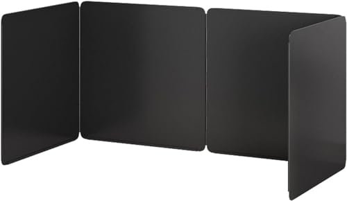 Herd-Spritzschutz, Küchenrückwandschutz, klappbarer Edelstahl-Spritzschutz, Ölspritzschutz, Spritzschutz zum Kochen, Fettspritzer, für Küche, Esszimmer,45x90cmx45cm