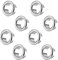 8 PCS Embellecedor de Lavabo para Rebosadero - Anillo de Desbordamiento para Fregadero - Tapa para Agujero de Desagüe.