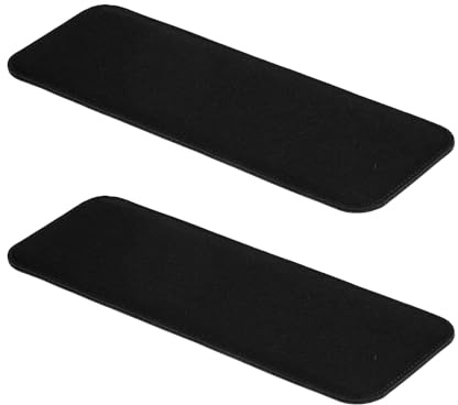 PATIKIL Fieltro Base Moldeador 14x5 Pulgadas, 2uds Bolsa Inferior Moldeador Almohadilla Monedero Forro Tablero Inserto Arco Esquina para Bolsos Mano Bolso Bandolera Bolso Mochila, Negro