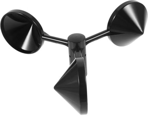 PAMINGONO Gehäuse Für Windgeschwindigkeitssensor Windmesser Anemometer Mit 3 Schalen Design Präziser Windgeschwindigkeitsmesser Für Wetterstationen Und Outdoor Aktivitäten