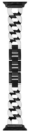 Michael Kors Cinturino da donna bicolore in acciaio inox per Apple Watch® (modello: MKS8073E)
