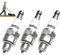 3Pcs Bujía para NGK CMR5H Stihl Honda Brisk Bosch Husqvarna Echo BR500 BR550 BR600 FC56 FC70 RZ7C RZ7CT10 965, Reemplazo de Bujías Cortadora de Césped