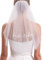 Bride to Be Brautschleier Weiß, Kurz Hochzeit Brautschleiers, JGA Schleier Braut mit Kamm, Elegante Tüll Brautschleier mit Kamm, für Junggesellenabschied Hochzeit Damen Mädchen Party Haarschmuck (A)