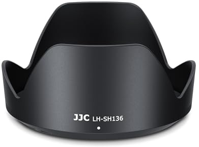 JJC Bayonet ALC-SH136 - Parasol para lente Sony FE 24-240 mm F3.5-6.3 OSS (SEL24240) - Sustituye al parasol Sony ALC-SH136 - Filtro de 72 mm y tapa de lente compatible