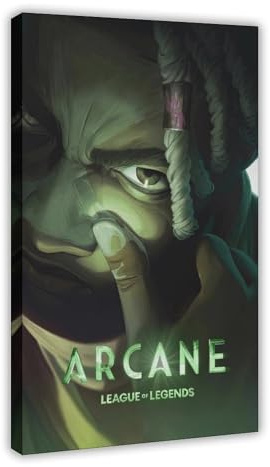 hsqxidhz Arcane Ekko Poster auf Leinwand, Schlafzimmer, Dekoration, Landschaft, Büro, Raumdekoration, Geschenk, 50 x 75 cm