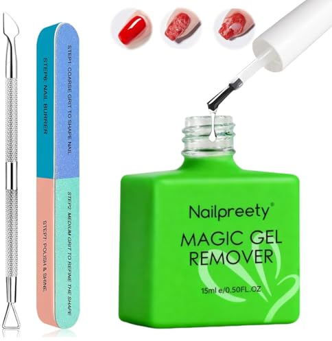 15ml Hände Füße Nagellackentferner,Nagelhautentferner Flüssig,Erweicht Nagelhaut,Entfernt Einfach Gel-Lack,Grün