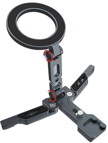 Magnetic Phone Tripod Stand Camera Bracket Portable Accessories Recording | Magnetic Phone Desktop Tripod Stand Vlogging, Cellphone, Camera for Desktop, Office, Car, Airplane, Beach, Trip, Outdoor