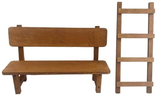 Lovely Wooden Long Chair Retro Charm Baby Boys Girls Posing Stool for Newborns Photography Props Studio Decoration Newborns Posing Stool