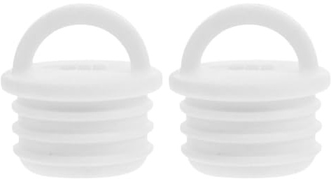 EXQUIMEUBLE 2Pcs Rubber Drain Outlet Plugs 20Mm for Mop Bucket with Dirt Prevention, Suitable for Laundry and Household
