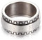 PAURO Herren Edelstahl Buddhismus tibetischen Mantra Spinner Ring 10mm Wide Band Jahrgang Om Mani Padme Hum Gebet Schmuck Silber Größe 52