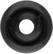 Lebensquelle Plus Edelstein Donut Ø 30 mm + Baumwollband + Edelsteinkarte | Naturstein Anhänger Halskette | Echte Heilsteinkette inkl. Band (Turmalin, schwarz (Schörl))