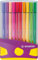 Stabilo Premium-Filzstift 20 Pen 68 (Türkis/Lila), Mehrfarbig