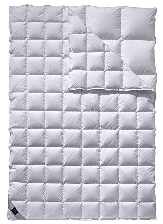 billerbeck Daunendecke | Nena | 135 x 200 cm | 100 % Daunen | Optimale Wärme- und Feuchtigkeitsregulierung | Hausstaub-Allergiker geeignet | 4 Jahreszeiten